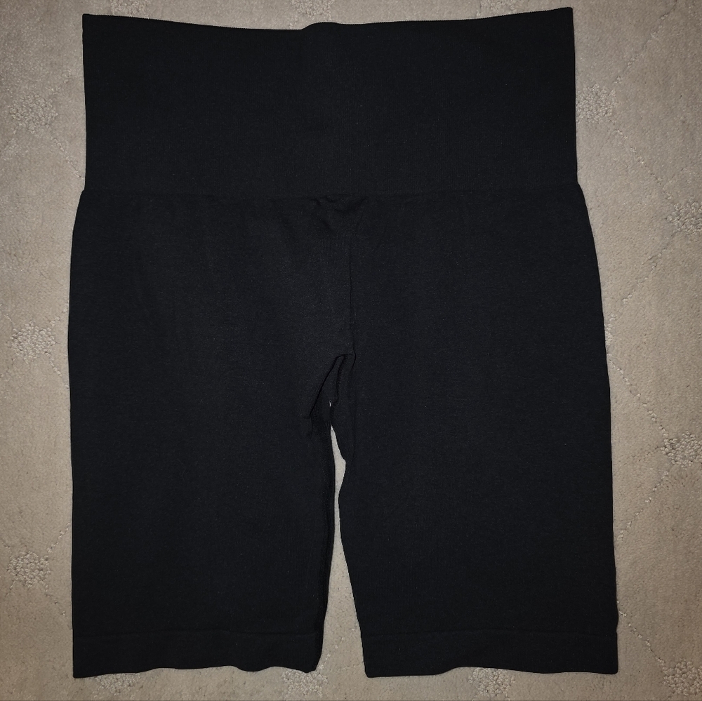 Women's Black High-Waisted Shorts